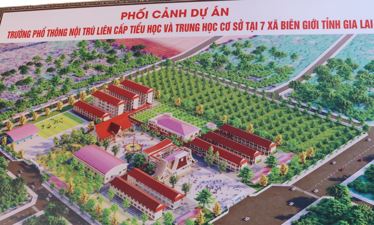 Chung tay xây dựng trường, chăm lo cho trẻ em vùng dân tộc thiểu số Gia Lai